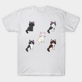 Kitties Sticker Pack 1 T-Shirt